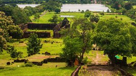 Wat Phu eindrucksvolles UNESCO Welterbe in Suedlaos
