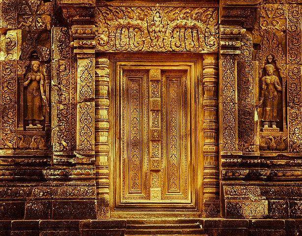 Detail Banteay Srei Siem Reap