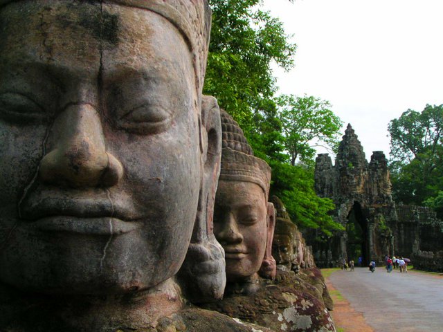 Angkor bei Siem Reap in Kambodscha in Indochina Asien