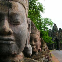 Angkor bei Siem Reap in Kambodscha in Indochina Asien