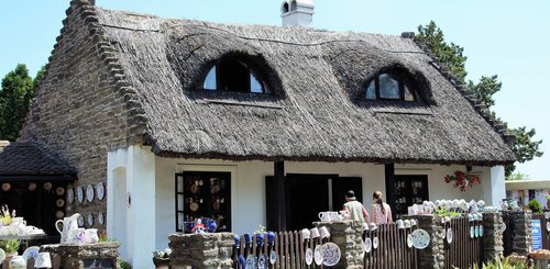 typisches Haus in Tihany
