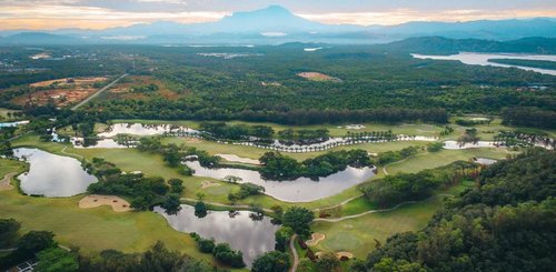 Shangri La Rasa Ria Golfplatz beim Resort