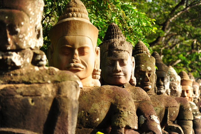 Die Tempel von Ankor in Kambodscha sind ein Highlight einer Reise durch Vietnam und Kambodscha