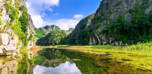 Van Long Ninh Binh Vietnamreise Trockene Halongbucht