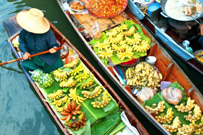 Schwimmender Markt Thailand