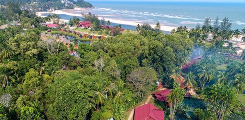 Ausblick Kampung Cherating Malaysia