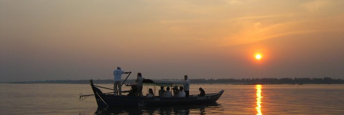 Sonnenuntergang Tonle Sap