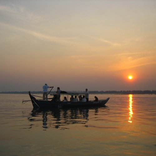 Sonnenuntergang Tonle Sap