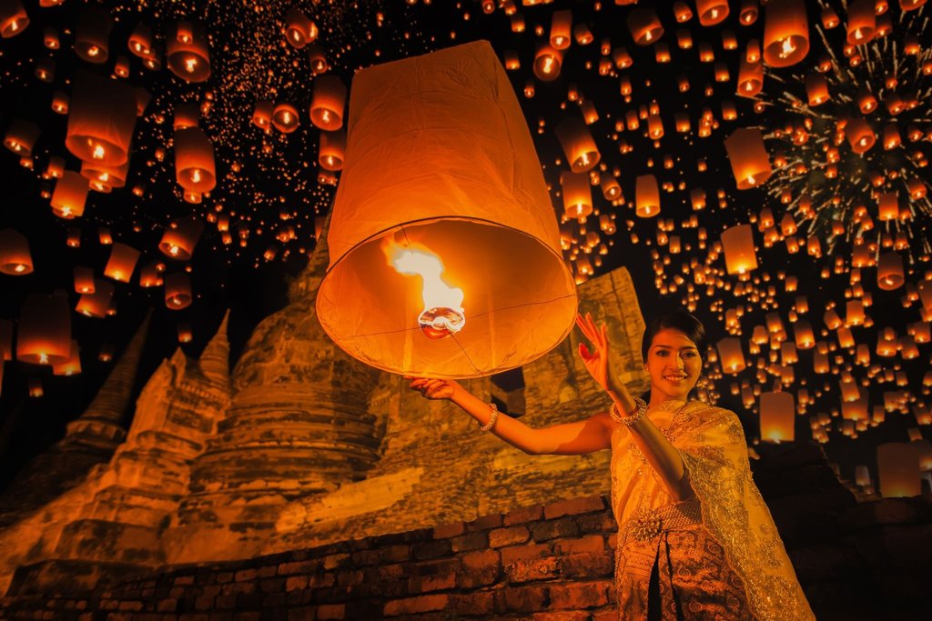 Das schönste Festival in Thailand Lichterfest in Chiang Mai 11.Nov 2019