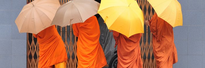 Moenche Kambodscha Indochina