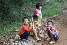 Kinder in Vietnam Little Sapa, Vietnam, Dorf, Kinder