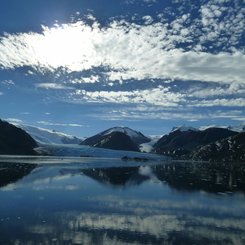 der beeindruckende Amaliengletscher