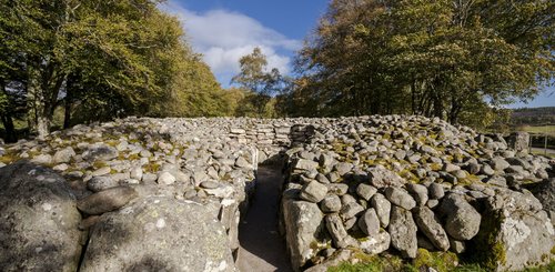 Clava Cairns prähistorische Grabstätte und Kultstätte nahe Inverness auch von den Pikten genutzt