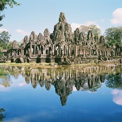 Bayon in der Anlage Angkor Thom Kambodscha