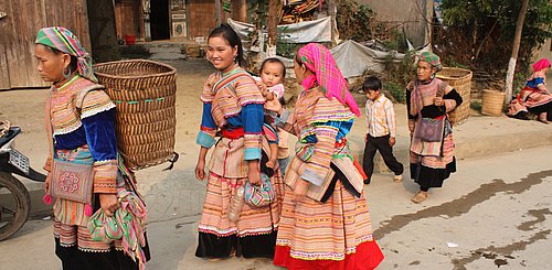 Sonntagsmarkt Bac Ha Vietnamreise in den Norden nach Sapa