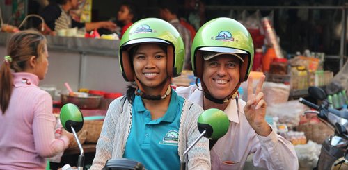 Motorrollerausflug Siem Reap Kambodscha