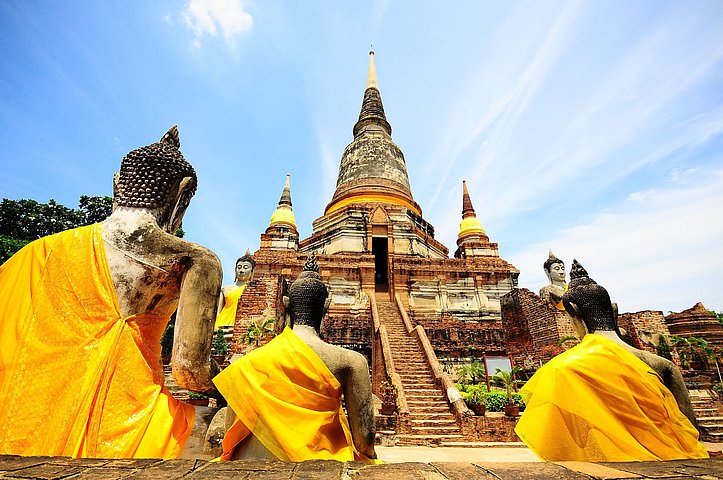 Ayuthaya Thailand Ehemalige Hauptstadt des Königreichs Siam Ayutthaya Thailand UNESCO Welterbe und eines der Highlights jeder Tour auf den Spuren des royalen Thailand.