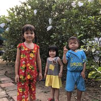 Kinder im Dorf Mekongdelta Kinder im Dorf Mekongdelta