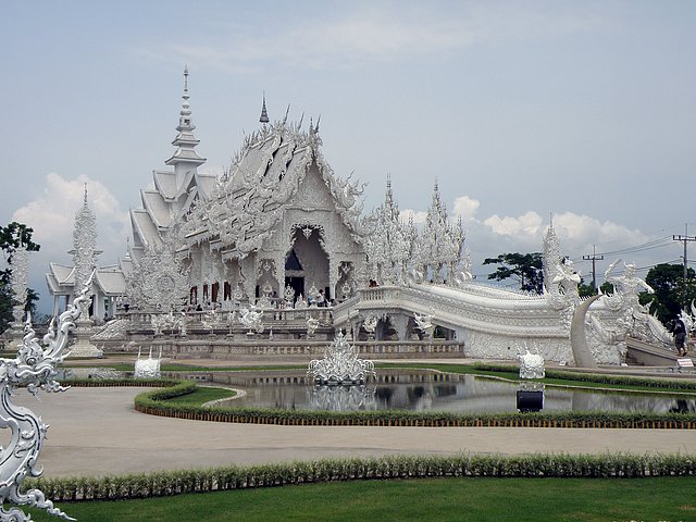 Wat Rongkun Chiang Rai Wat Rongkun Chiang Rai zeitgenössischer Tempel