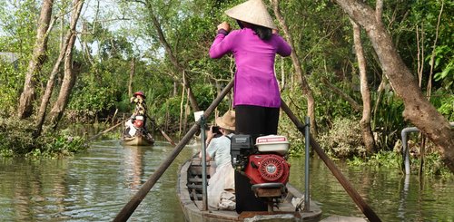 Ausflug Mangrovenkanäle Mekongdelta Mekong Eyes