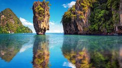 Phuket Thailand Phang Nga Bucht Ao Phang Nga Nationalpark