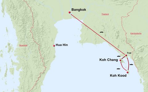 Trauminseln im Golf von Thailand Koh Chang und Koh Kood