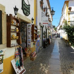 mittelalterliches Dorf Obidos, Portugal 