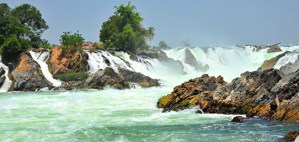Khone Phapheng Wasserfall im Süden von Laos Khone Phapheng Wasserfall im Süden von Laos Indochina