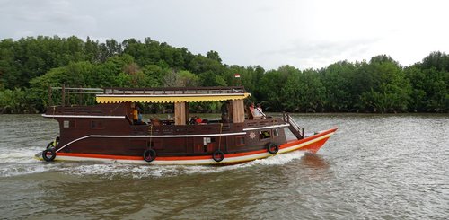 Hausboot im Tanjung Puting Nationalpark Borneo