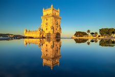Torre de Belem - berühmtes Wahrzeichen Lissabons, UNESCO Welterbe