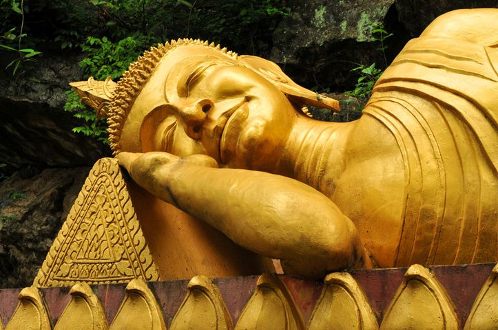 Buddha Wat Phou Si Luang Prabang Laos