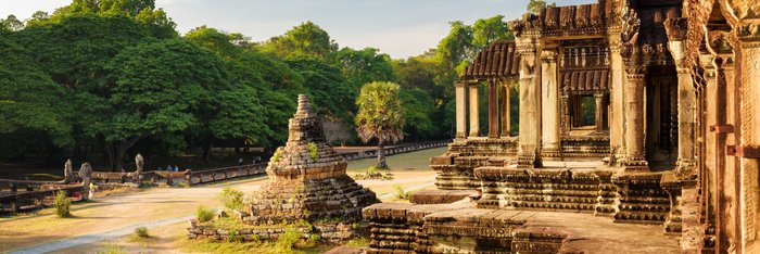 UNESCO Welterbe - die Tempelanlagen von Angkor sind Fixpunkt bei Kambodscha Rundreisen
