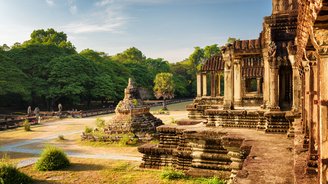 Angkor Wat UNESCO Weltkulturerbe in Siem Reap Kambodscha Indochina Asien