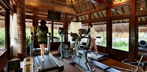 Fitnessraum im Novotel Lombok