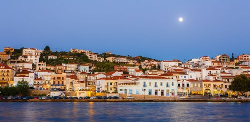 Aussiche auf Pylos bei der Studienreise mit der ARGE Archäologie