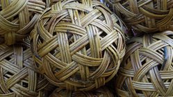 Rattanball Myanmar Ball aus Rattan für Chinlone Sportart in Myanmar Asien