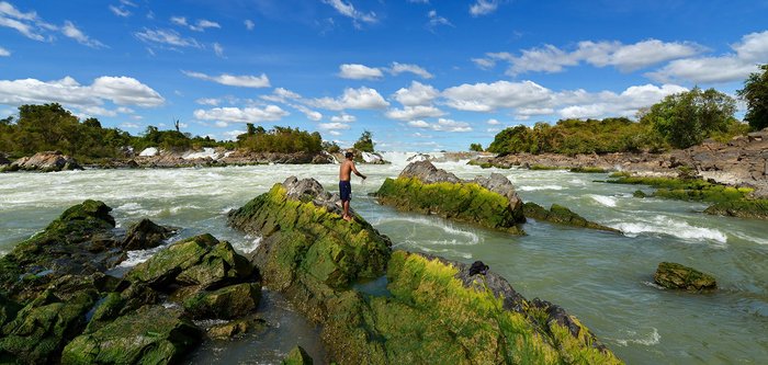 Khone Phapheng Mekong Wasserfall Laos