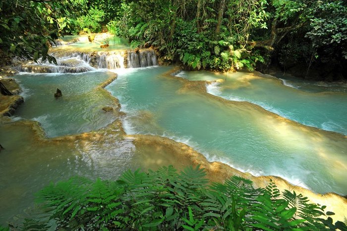 Kuang Si Wasserfälle bei Luang Prabang Laos