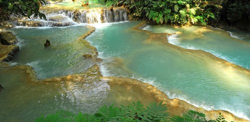 Kuang Si Wasserfälle bei Luang Prabang Laos