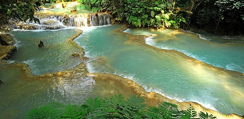 Kuang Si Wasserfälle bei Luang Prabang Laos