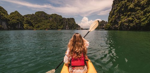 Heritage Line Lan Ha Bay Ylang Kayakausflug 