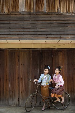 traditionelle Stadt Chiang Khan bei Loei 