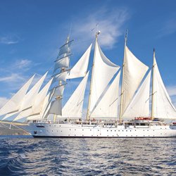Starclipper unter vollen Segeln
