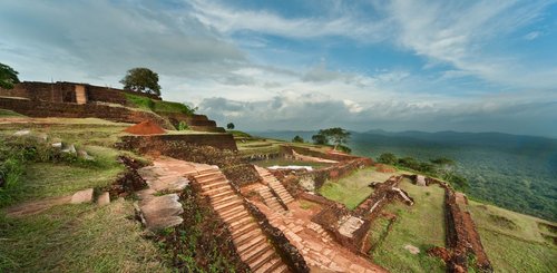 Die berühmte Felsenfestung Sigiriya