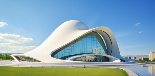 Heydar Aliev Center von Zara Hadid in Baku