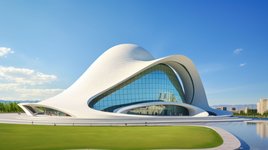 Heydar Aliev Center von Zara Hadid in Baku