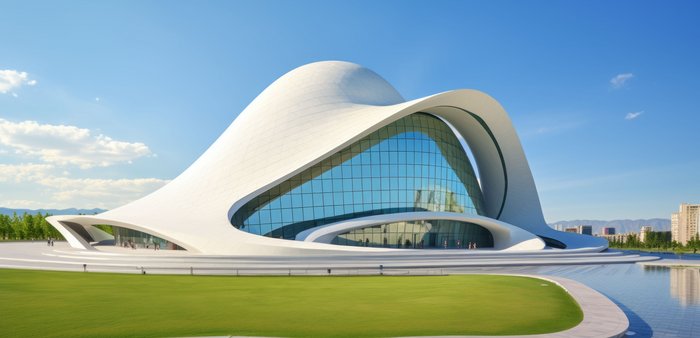 Heydar Aliev Center von Zara Hadid in Baku