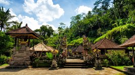 Gunung Kawi Tempel auf Bali nordöstlich von Ubud aus dem 11.Jhdt.