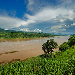 Kanal im Mekongdelta