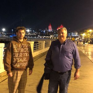 Baku Hauptstadt Aserbaidschan | Strandpromenade am Kaspischen Meer
